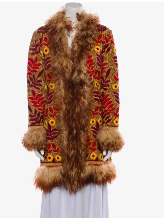 Anna Sui Jackets & Blazers - Anna Sui Vintage Fur Coat (Fall/Winter 1998 Ready-to-Wear Collection)